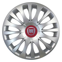 SKS 329 R15 Колпаки для колес с логотипом Fiat (Комплект 4 шт.)