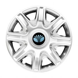 SKS 332 R15 Колпаки для колес с логотипом Daewoo (Комплект 4 шт.)