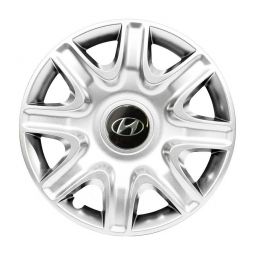 SKS 332 R15 Колпаки для колес с логотипом Hyundai (Комплект 4 шт.)