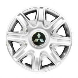 SKS 332 R15 Колпаки для колес с логотипом Mitsubishi (Комплект 4 шт.)