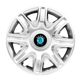 SKS 332 R15 Колпаки для колес с логотипом Skoda (Комплект 4 шт.)