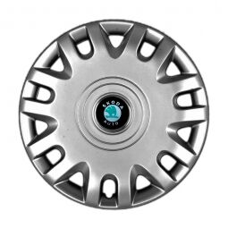 SKS 333 R15 Колпаки для колес с логотипом Skoda (Комплект 4 шт.)