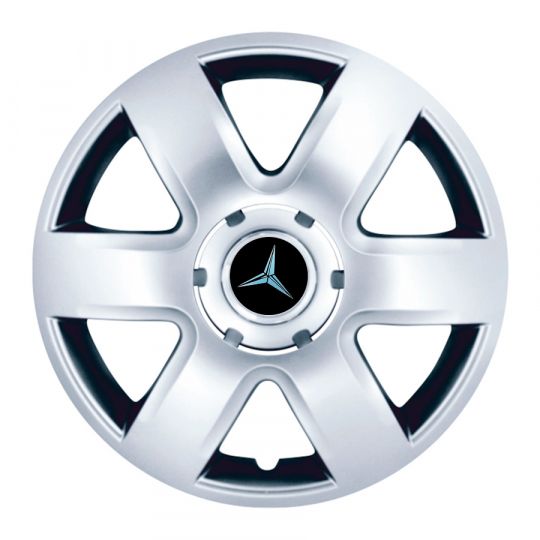 SKS 337 R15 Колпаки для колес с логотипом Mercedes (Комплект 4 шт.)