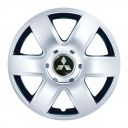 SKS 337 R15 Колпаки для колес с логотипом Mitsubishi (Комплект 4 шт.)