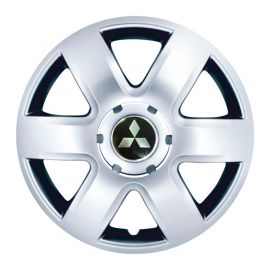 SKS 337 R15 Колпаки для колес с логотипом Mitsubishi (Комплект 4 шт.)