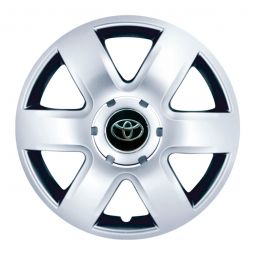 SKS 337 R15 Колпаки для колес с логотипом Toyota (Комплект 4 шт.)