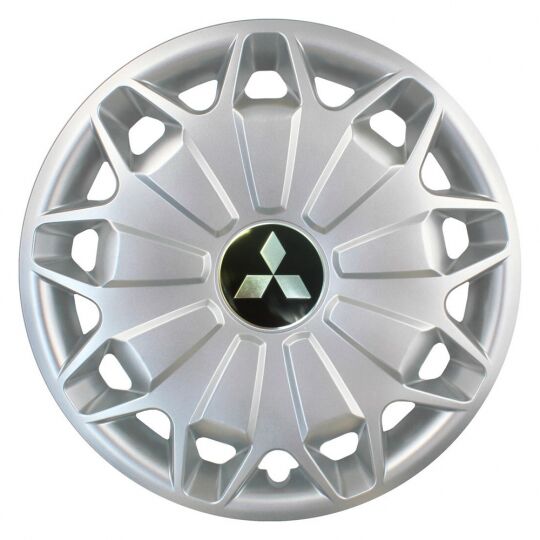 SKS 338 R15 Колпаки для колес с логотипом Mitsubishi (Комплект 4 шт.)