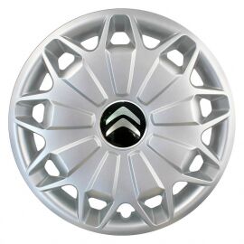 SKS 338 R15 Колпаки для колес с логотипом Citroen (Комплект 4 шт.)