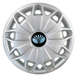 SKS 338 R15 Колпаки для колес с логотипом Daewoo (Комплект 4 шт.)