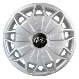 SKS 338 R15 Колпаки для колес с логотипом Hyundai (Комплект 4 шт.)