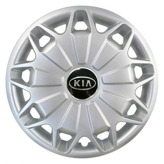 SKS 338 R15 Колпаки для колес с логотипом Kia (Комплект 4 шт.)