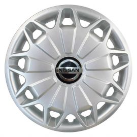 SKS 338 R15 Колпаки для колес с логотипом Nissan (Комплект 4 шт.)