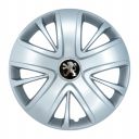 SKS 341 R15 Колпаки для колес с логотипом Peugeot (Комплект 4 шт.)