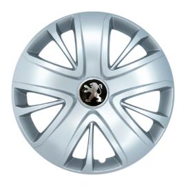 SKS 341 R15 Колпаки для колес с логотипом Peugeot (Комплект 4 шт.)