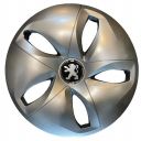 SKS 344 R15 Ковпаки для коліс з логотипом Peugeot (Комплект 4 шт.)