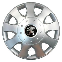 SKS 400 R16 Колпаки для колес с логотипом Peugeot (Комплект 4 шт.)