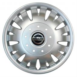 SKS 410 R16 Колпаки для колес с логотипом Nissan (Комплект 4 шт.)