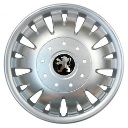 SKS 410 R16 Колпаки для колес с логотипом Peugeot (Комплект 4 шт.)