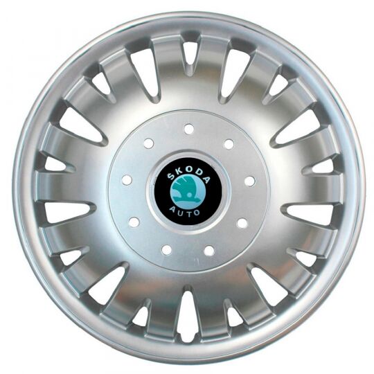 SKS 410 R16 Колпаки для колес с логотипом Skoda (Комплект 4 шт.)
