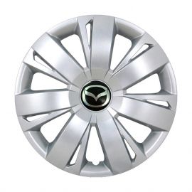 SKS 411 R16 Колпаки для колес с логотипом Mazda (Комплект 4 шт.)