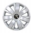 SKS 411 R16 Колпаки для колес с логотипом Peugeot (Комплект 4 шт.)