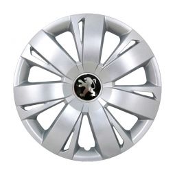 SKS 411 R16 Колпаки для колес с логотипом Peugeot (Комплект 4 шт.)