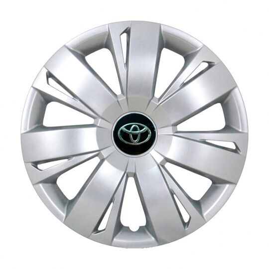 SKS 411 R16 Колпаки для колес с логотипом Toyota (Комплект 4 шт.)