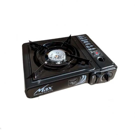 Max Плита туристическая (под баллон 450ml/220g + штуцер для шланга) Max Плита туристическая (под баллон 450ml/220g + штуцер для шланга)