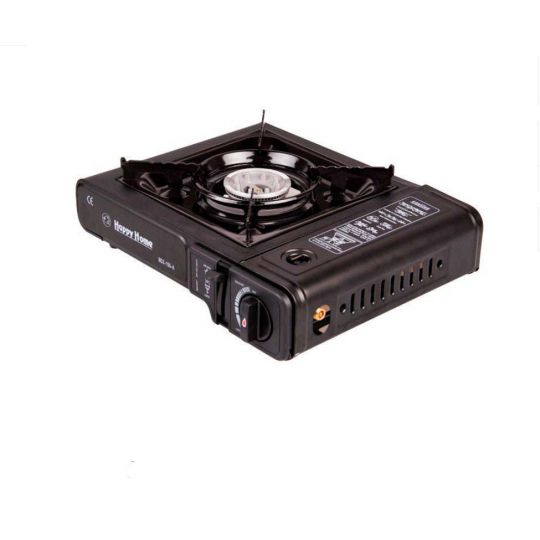 Happy Home Плита туристическая (под баллон 450ml/220g + штуцер для шланга) Happy Home Плита туристическая (под баллон 450ml/220g + штуцер для шланга)
