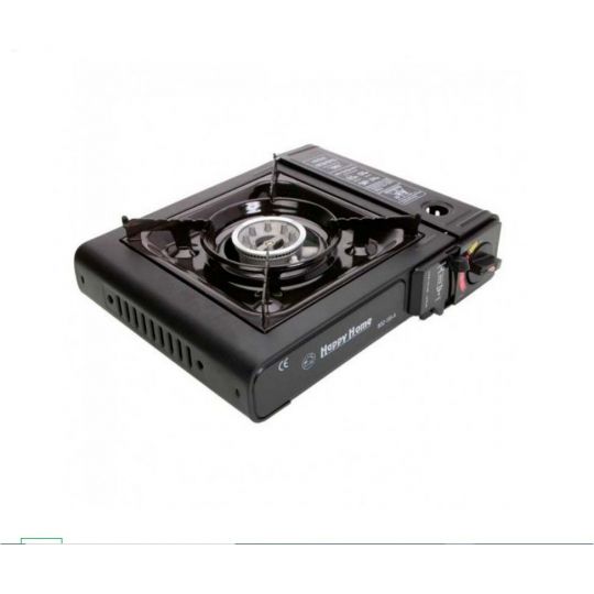 Happy Home Плита туристическая (под баллон 450ml/220g + штуцер для шланга) Happy Home Плита туристическая (под баллон 450ml/220g + штуцер для шланга)