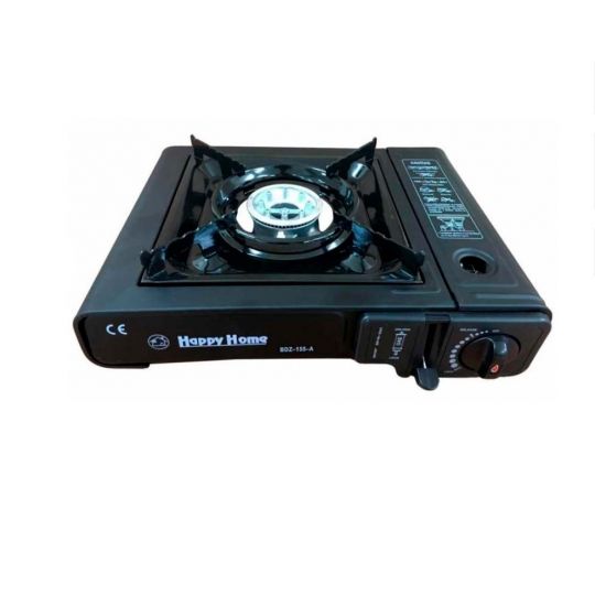 Happy Home Плита туристическая (под баллон 450ml/220g + штуцер для шланга) Happy Home Плита туристическая (под баллон 450ml/220g + штуцер для шланга)