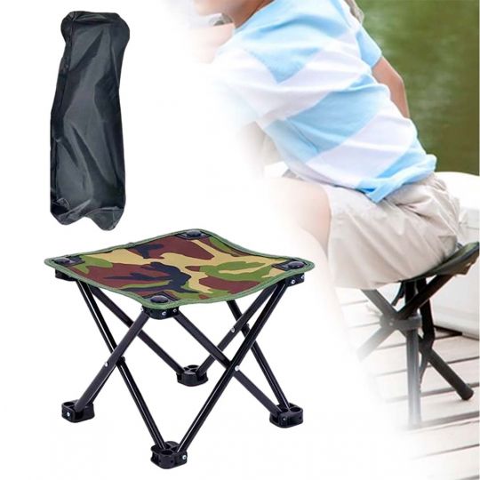 Стілець туристичний складаний, зелений Стілець туристичний складаний, зелений