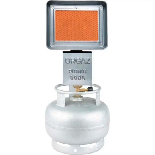 Orgaz Газовый инфракрасный портативный обогреватель KAMP SOBA 1,5 КВТ (газовая горелка)