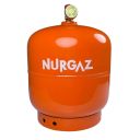 Nurgaz Газовий балон 8,5 л різьба 3/8" Помаранчевий