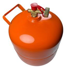 Nurgaz Газовий балон 8,5 л різьба 3/8" Помаранчевий