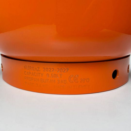 Nurgaz Газовий балон 8,5 л різьба 3/8" Помаранчевий Nurgaz Газовий балон 8,5 л різьба 3/8" Помаранчевий