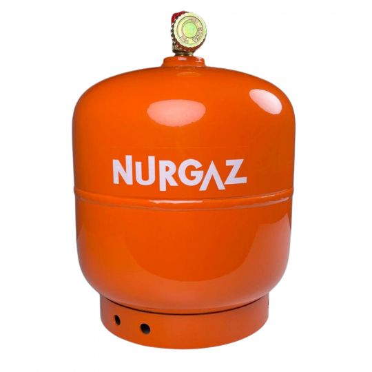 Nurgaz Газовий балон 8,5 л різьба 3/8" Помаранчевий Nurgaz Газовий балон 8,5 л різьба 3/8" Помаранчевий