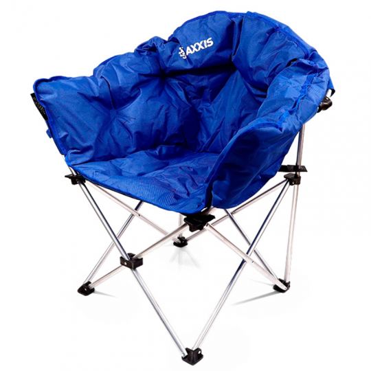 AXXIS Кресло складное Luna для пикника и рыбалки синий CraB-02 (Польша)