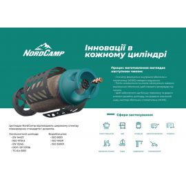 Nord Camp Композитний газовий балон 18.2л