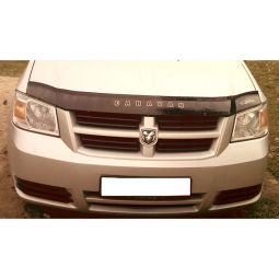 VipTuning Dodge Caravan V '07-11 Дефлектор капота "мухобойка"