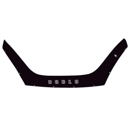 VipTuning Fiat Doblo II '15- Дефлектор капота "мухобойка" VipTuning Fiat Doblo II '15- Дефлектор капота "мухобойка"