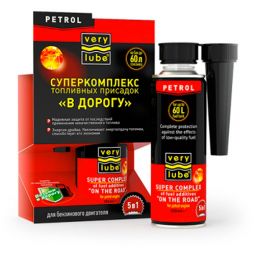 VERYLUBE Суперкомплекс топливных присадок «В ДОРОГУ 5 В 1» для дизельного двигателя