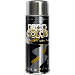 DecoColor Хром аерозольна фарба, срібний, 400ml