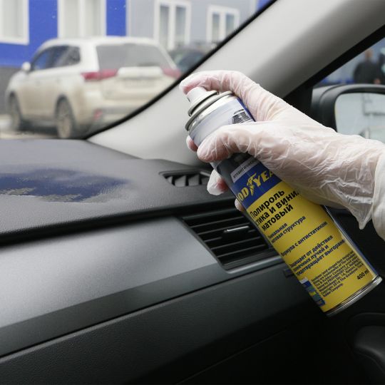 GOODYEAR Полироль пластика матовый (Ваниль) GOODYEAR Полироль пластика матовый (Ваниль)