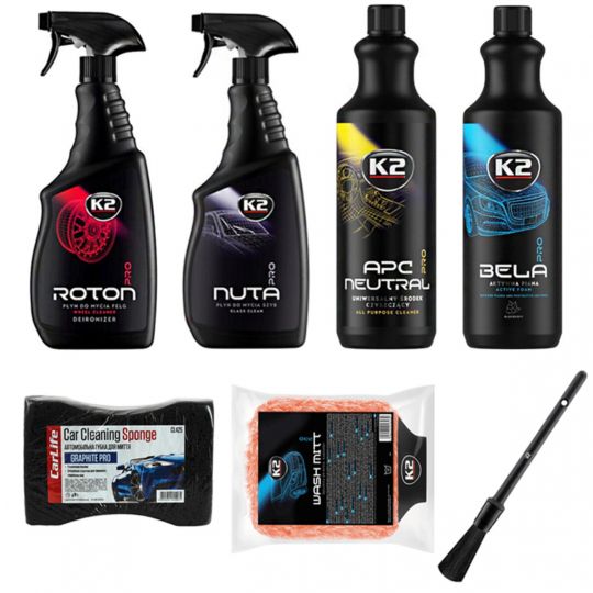 K2 Міні професійний набір по догляду за авто (7 од.) K2 Міні професійний набір по догляду за авто (7 од.)
