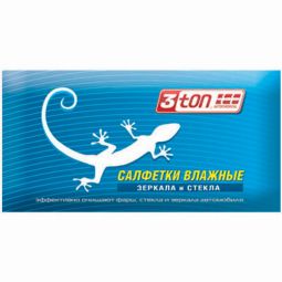 3ton Салфетки влажные для зеркал и стёкол