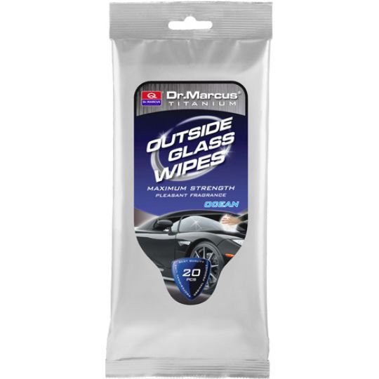 DR.MARCUS TITANIUM Салфетки влажные для очистки стекла снаружи