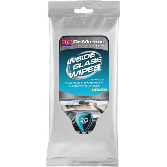 DR.MARCUS TITANIUM Салфетки влажные для очистки стекла внутри