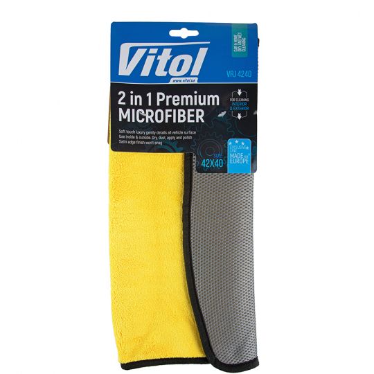 Vitol Автополотенце двухстороннее VRJ4240 (42х40см)