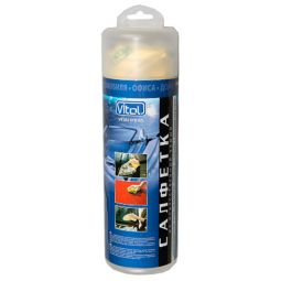 Vitol СМП 4334 Тряпка протирочная в тубе без доз (желтая)